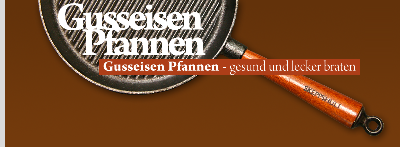 Gusseisen Bräter und Töpfe